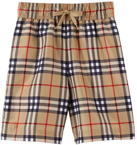 kids burberry swim shorts|burberry check swim shorts.